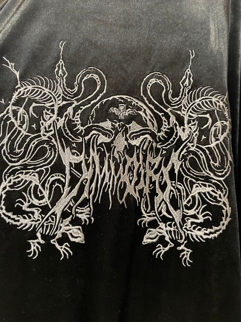 【最終値下げ】DimMoireディムモアールMessyBonesベロアスカジャン