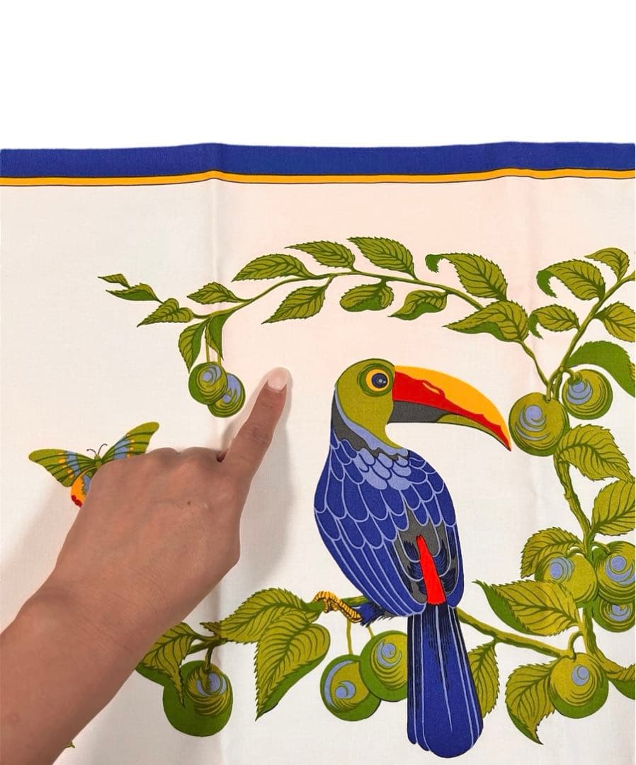 HERMES エルメス　レア　ランチョンマット　トゥカン　2枚セット　鳥　オウム