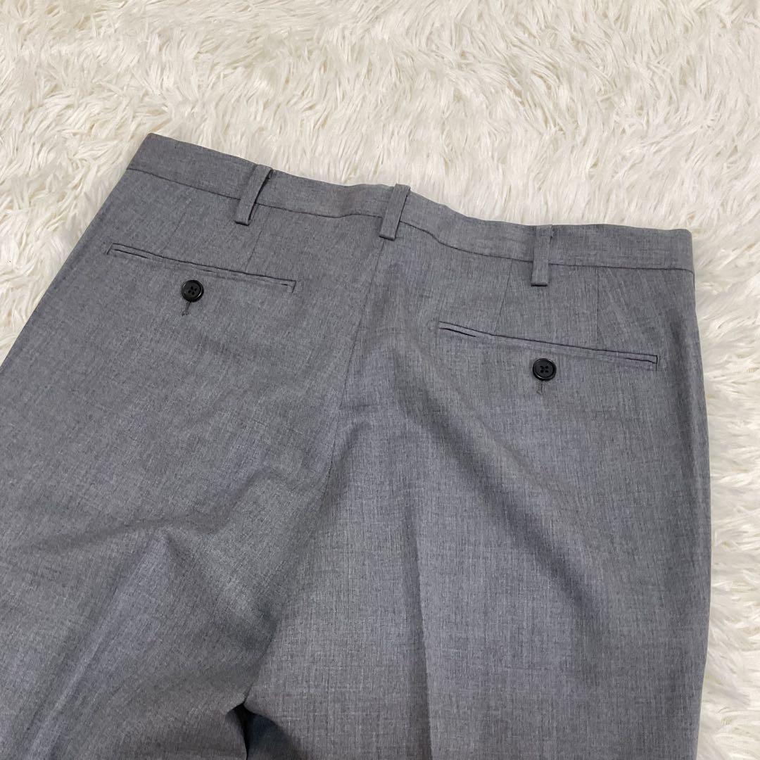 新品未使用♪UNIQLO ストレッチウールスリムジャケット グレー 44サイズ