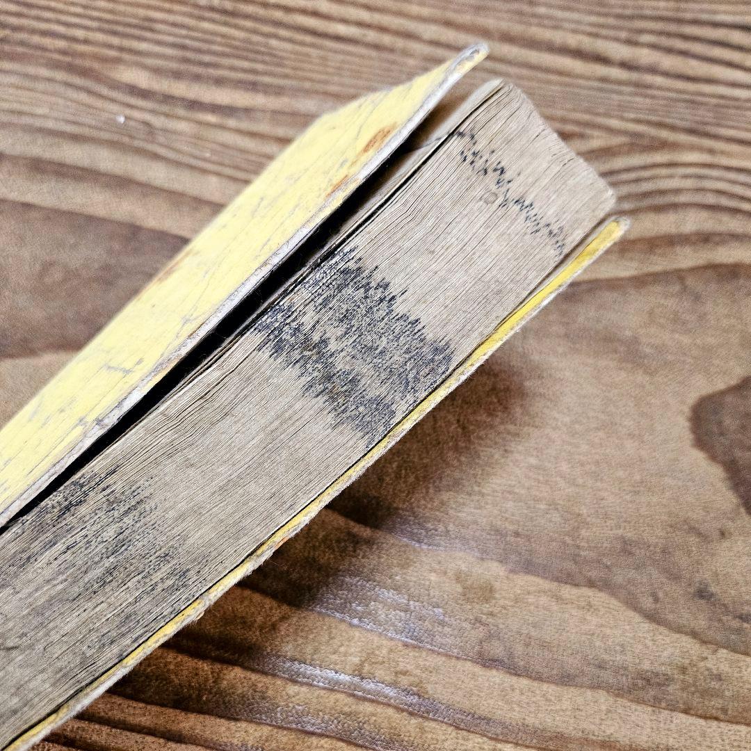 n9384 古い和本 永代節用無盡藏 巻の下のみ 江戸文久4年 絵入漢字 古書