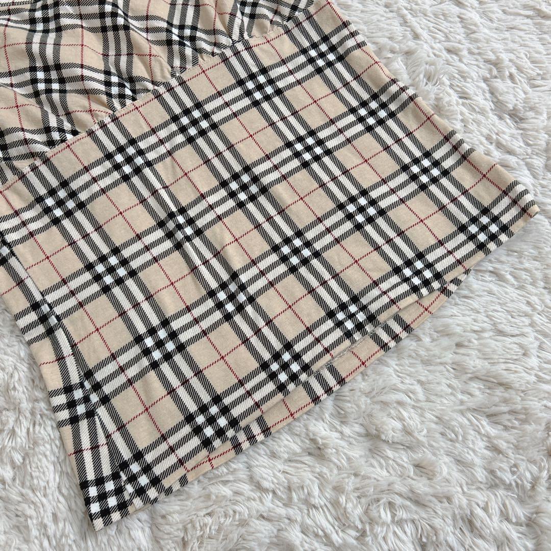BURBERRY BLUE LABEL チェック柄 ノースリーブ キャミソール