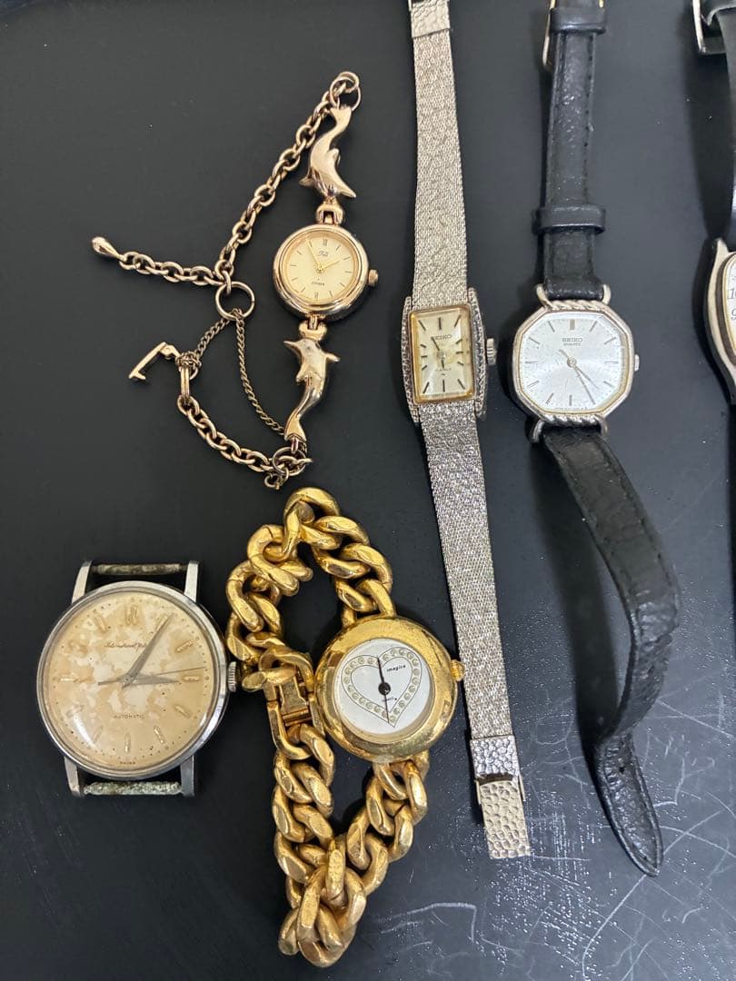 遺品整理　ビンテージ腕時計　SEIKO まとめ　ジャンク品　❷