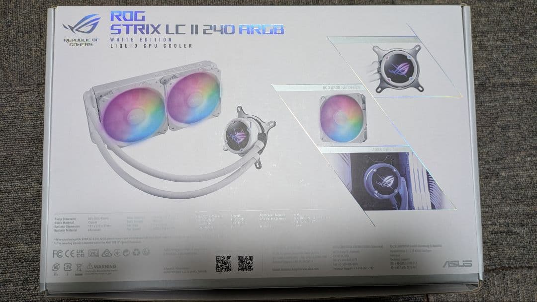 ROG STRIX LC II 240 ARGB ホワイトエディション