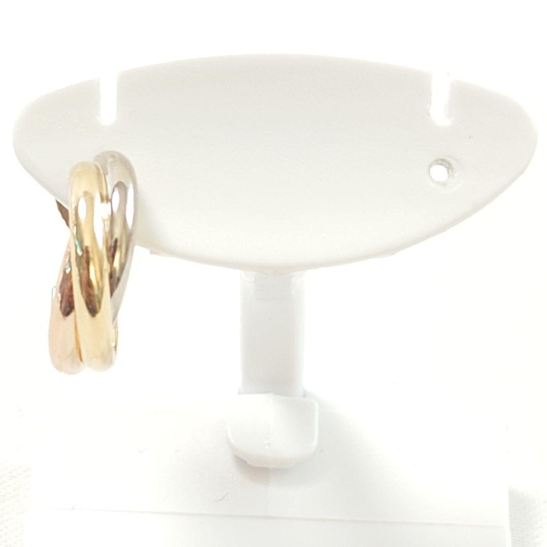 【磨き済】カルティエ トリニティ フープ ピアス 片耳用 6966