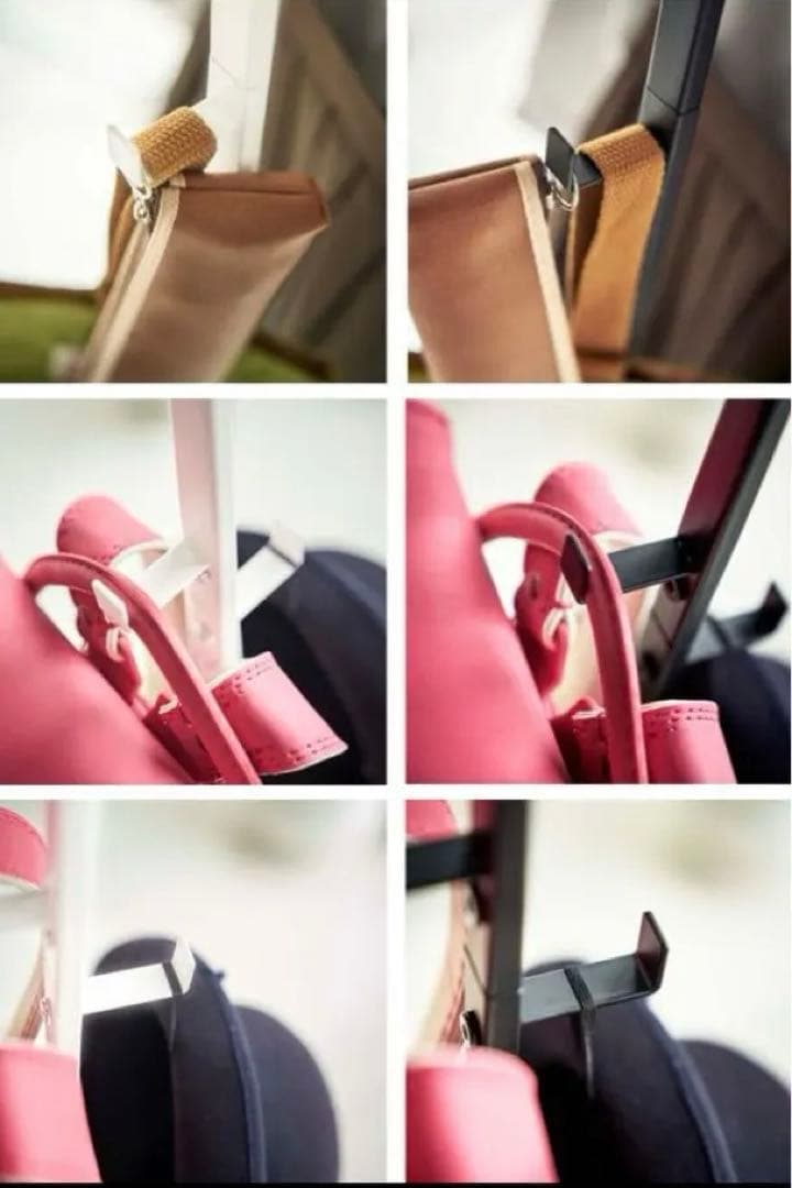 廃盤 【新品未開封】tower キッズパネル付きハンガーラックタワー　ホワイト