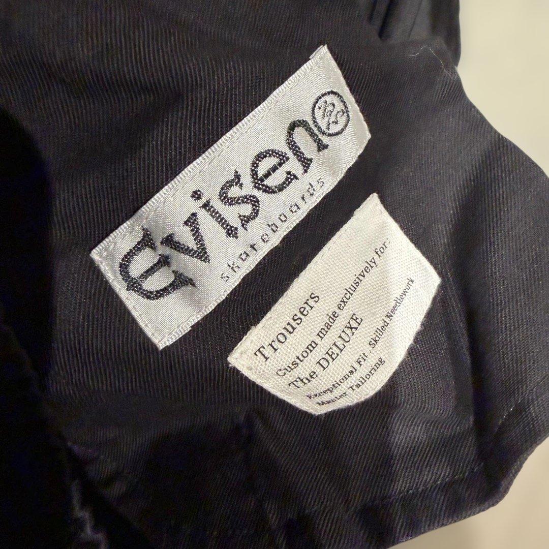DELUXE x EVISEN メンズ ブラック サテン セットアップ XL