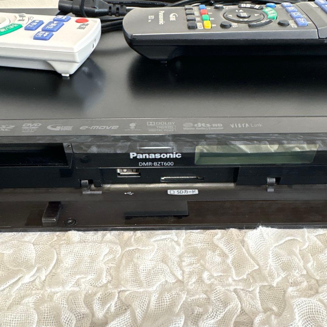 Panasonic ブルーレイレコーダー DMR-BZT600