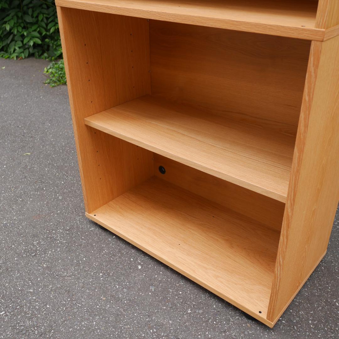 無印良品 MUJI スタッキングキャビネット オーク材 4段シェルフ 収納