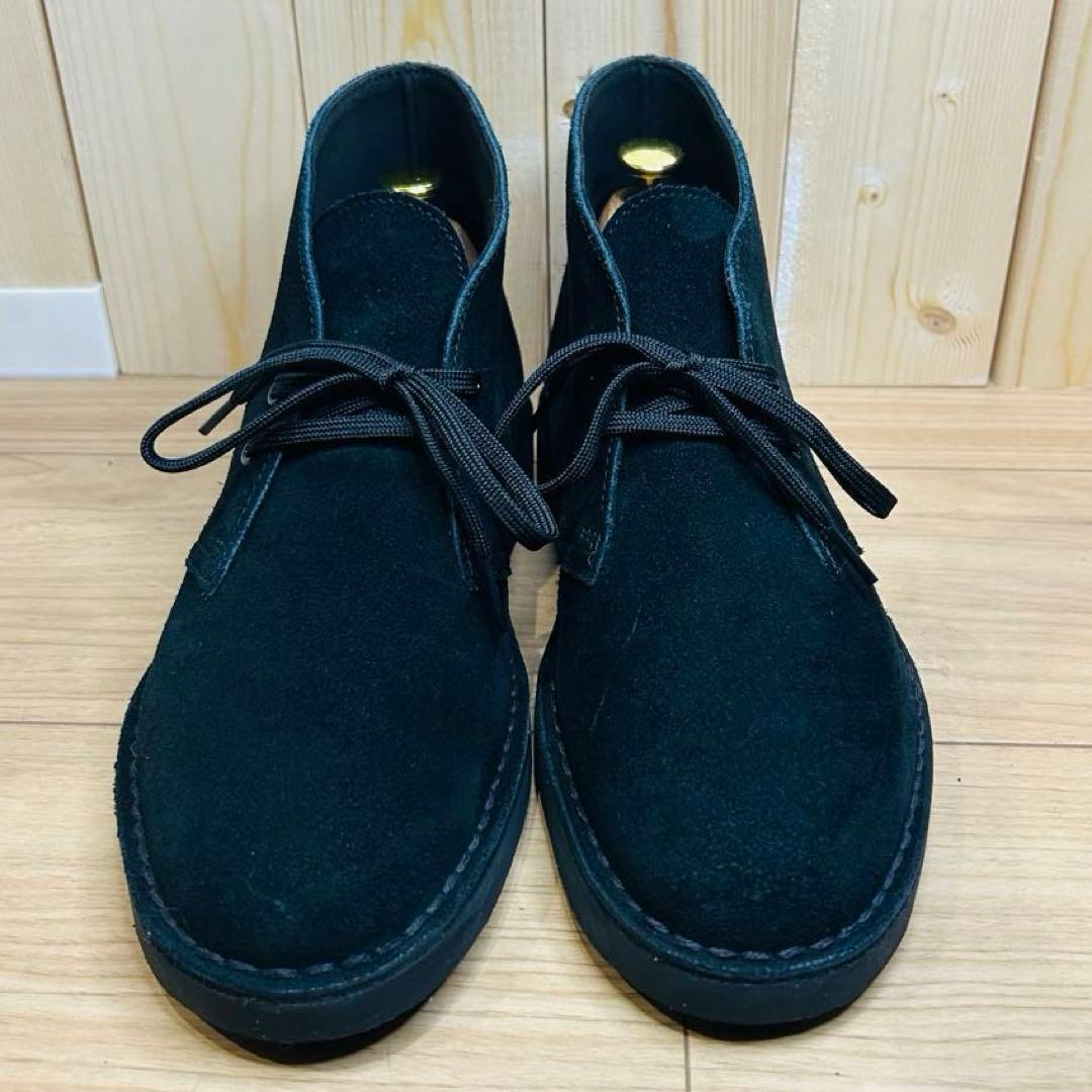 【極美品】Clarks クラークス Desert Boot Evo 黒 25cm