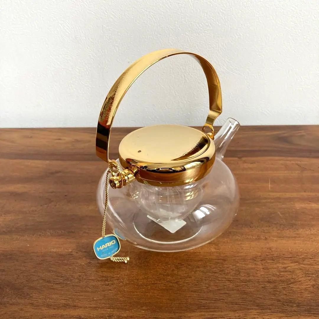 HARIO 冷酒器 丸地炉利 ゴールド
