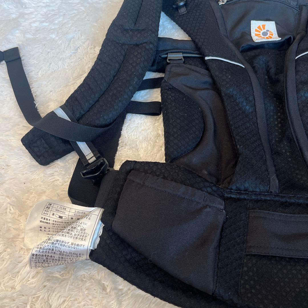 エルゴベビー オムニブリーズ 抱っこ紐 メッシュ オニキスブラック