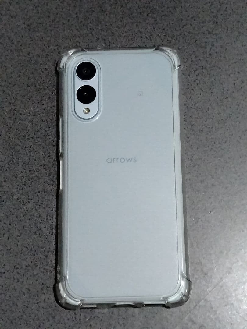 arrows We2 FCG02 ライトブルー 保護ケース 画面レンズ保護ガラス