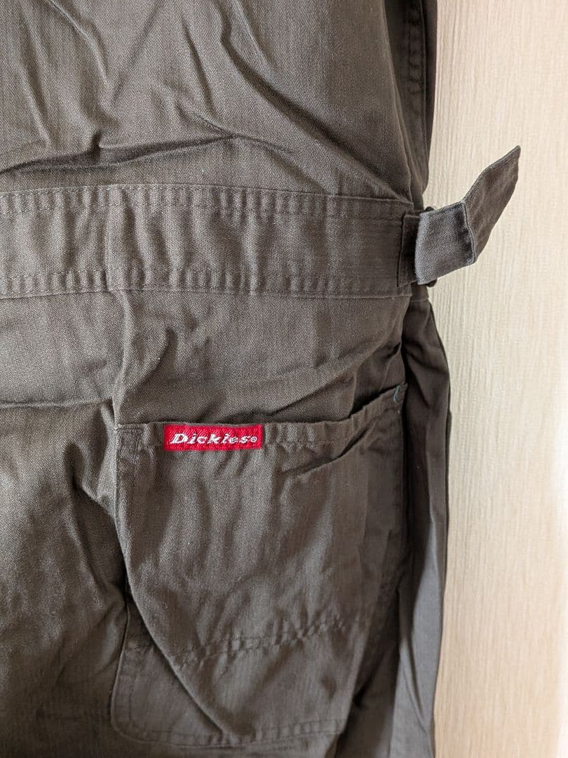 Dickies ブラウンオーバーオール 4L半袖、長袖2枚組