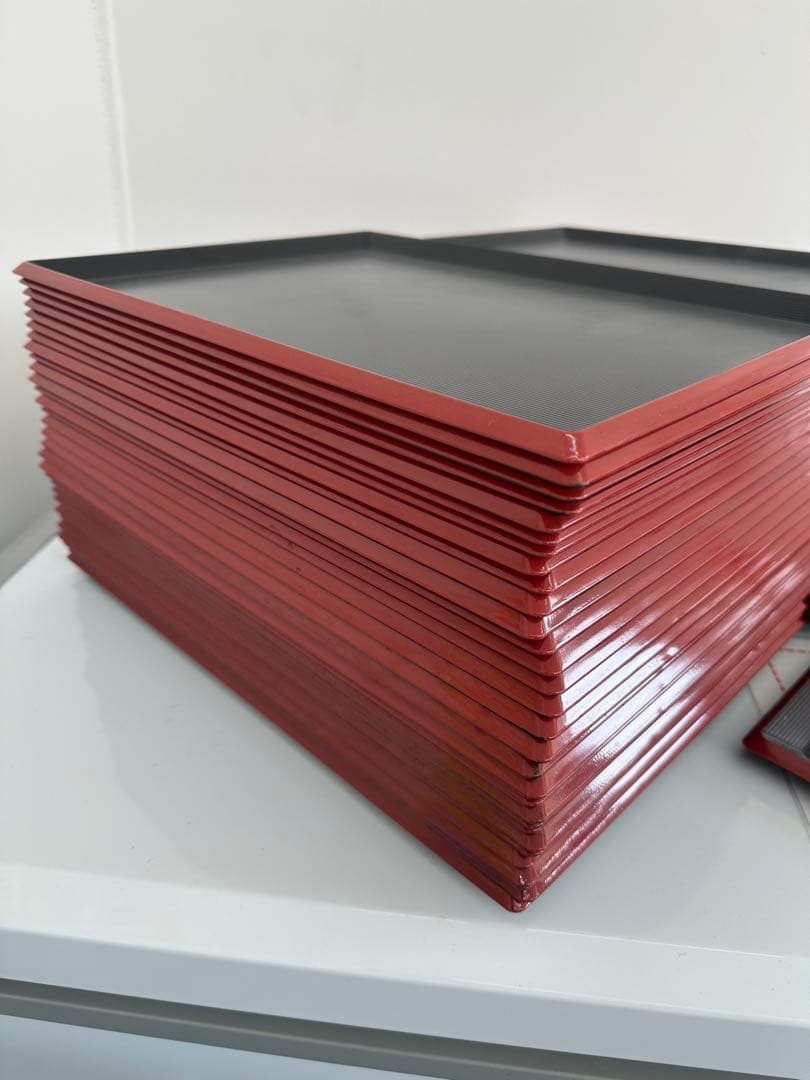 錦之助 　業務用お盆　トレー　和風13寸　60枚セット