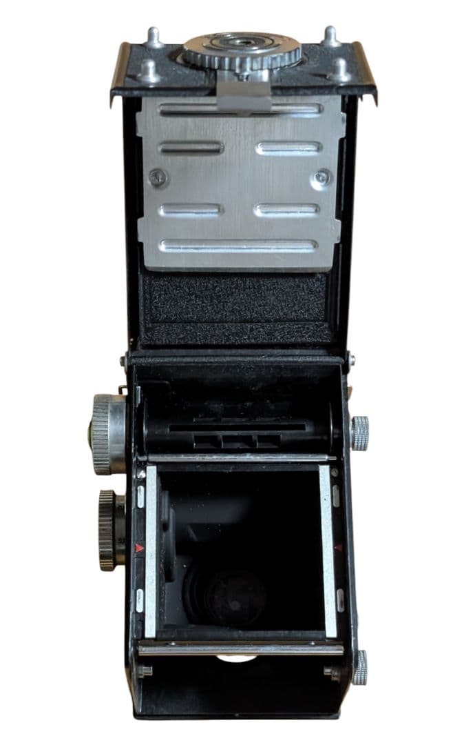 ヤシカ Yashicaflex 二眼レフカメラ レンズキャップ付き