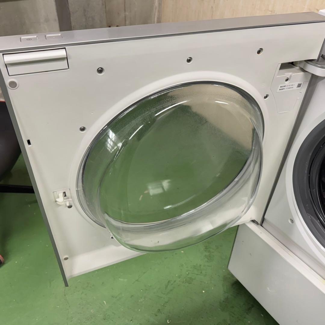 181 関東配送　ドラム式洗濯機　左開き　キューブル　大人気　半年保証込　美品