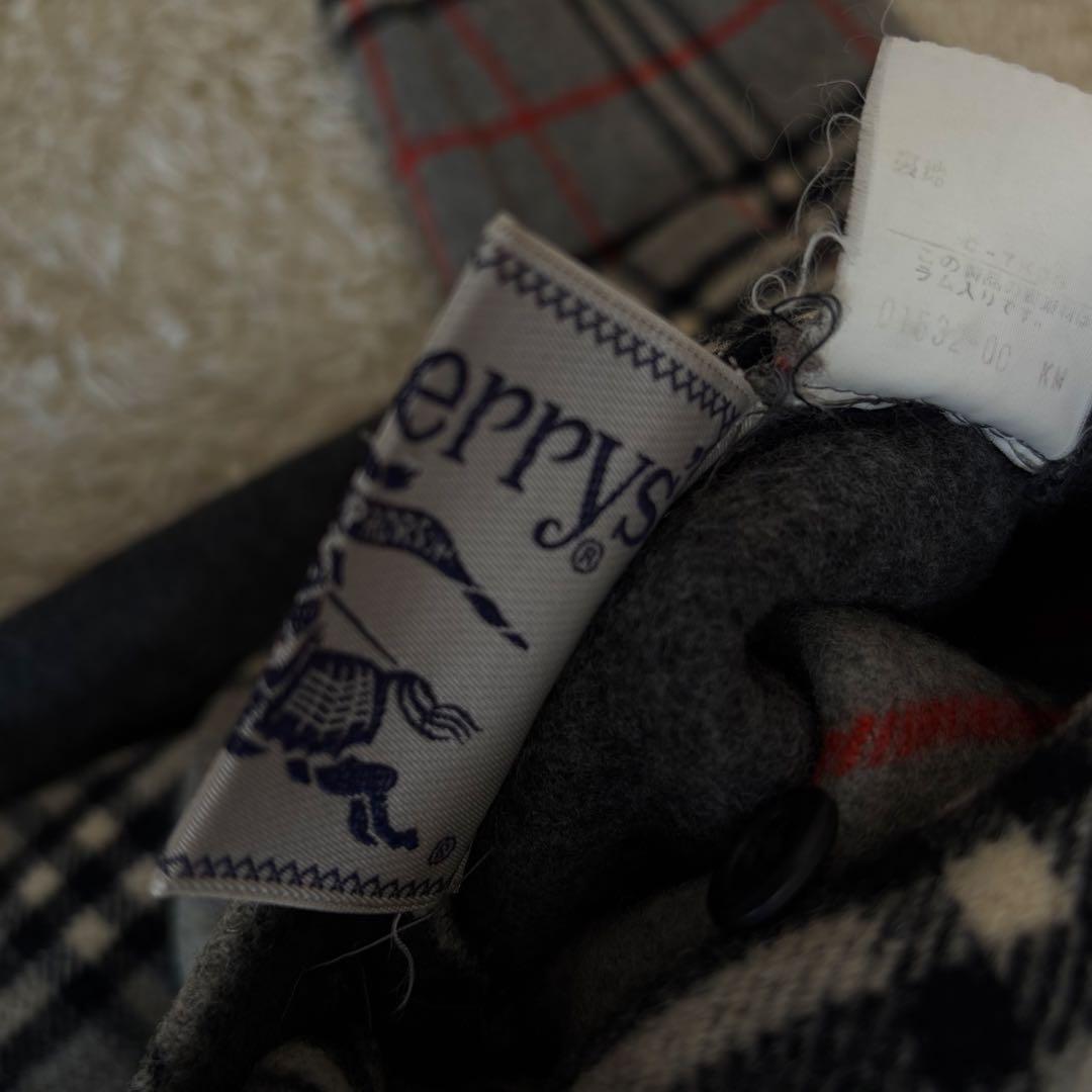 ❤️人気◆バーバリー ダブルフェイス リバーシブル コート ラムウール グレー