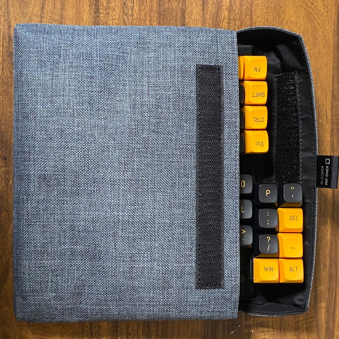 自作分割キーボード torabotsuki トラックボール搭載 無線 電池式