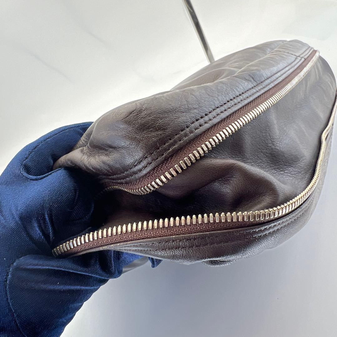 PORTER 吉田カバン レザーブリーフケース 茶 ブラウン A4可 旧ロゴ