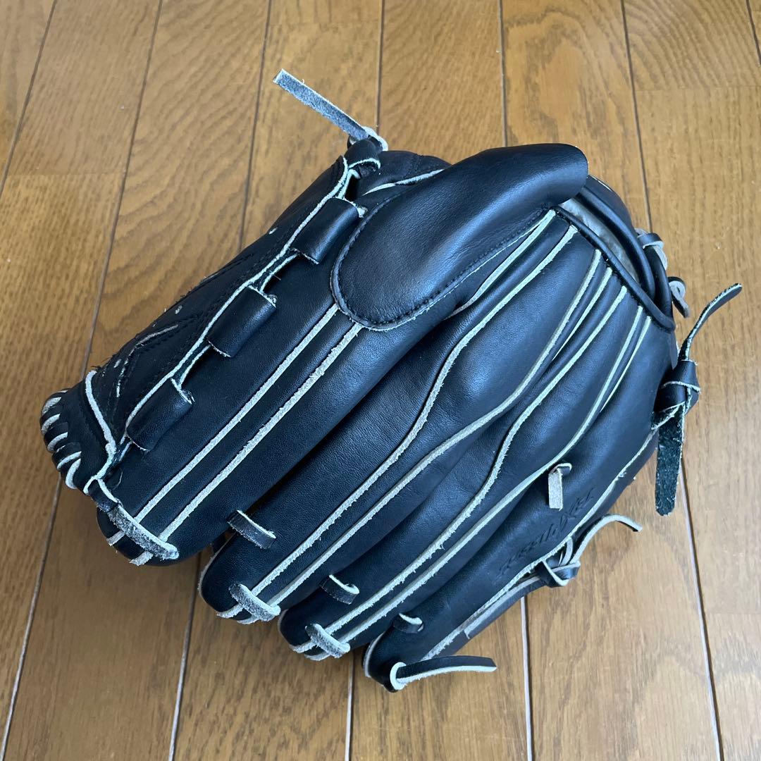 ASICS ゴールドステージ 黒 軟式グローブ