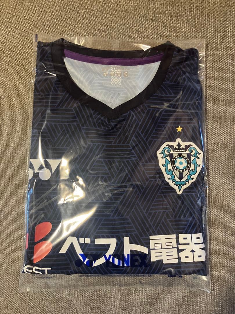 非売品 激レア アビスパ福岡 アンバサダー全選手サイン入りアカデミーユニフォーム