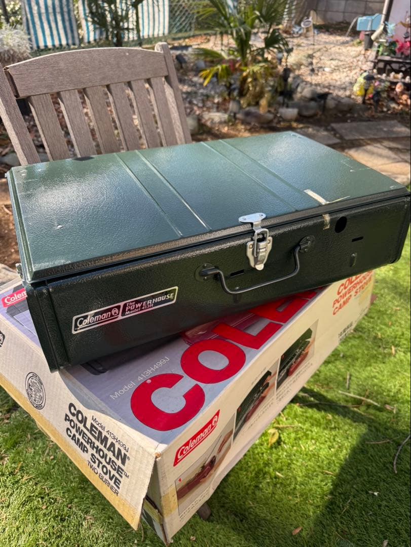 コンロ未使用 Coleman ツーバーナーコンロ　ランタン89年製 セット