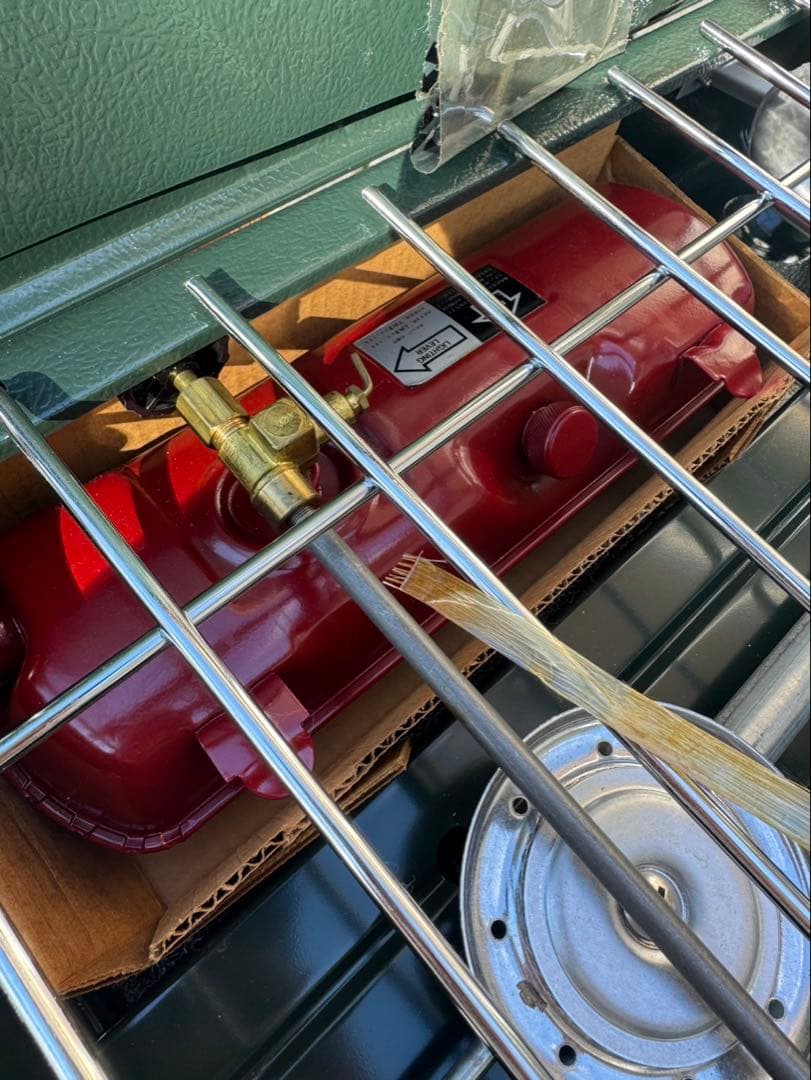 コンロ未使用 Coleman ツーバーナーコンロ　ランタン89年製 セット