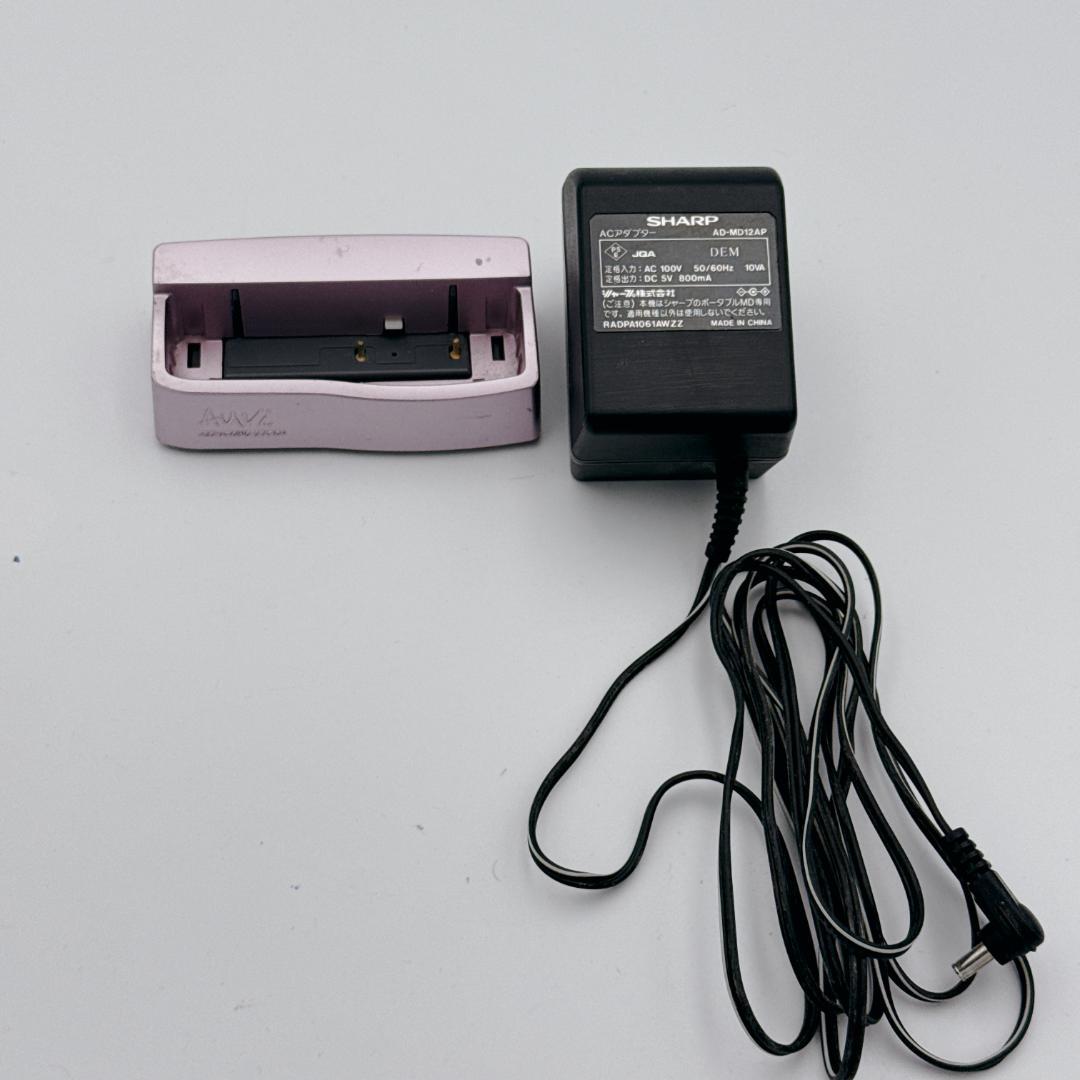 【概ね美品】SHARP MD-DR7-P MDレコーダー ポータブル