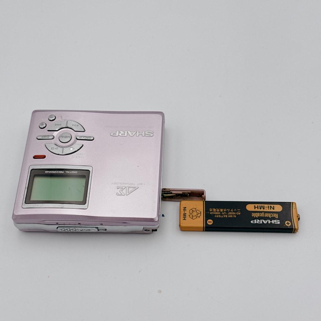 【概ね美品】SHARP MD-DR7-P MDレコーダー ポータブル