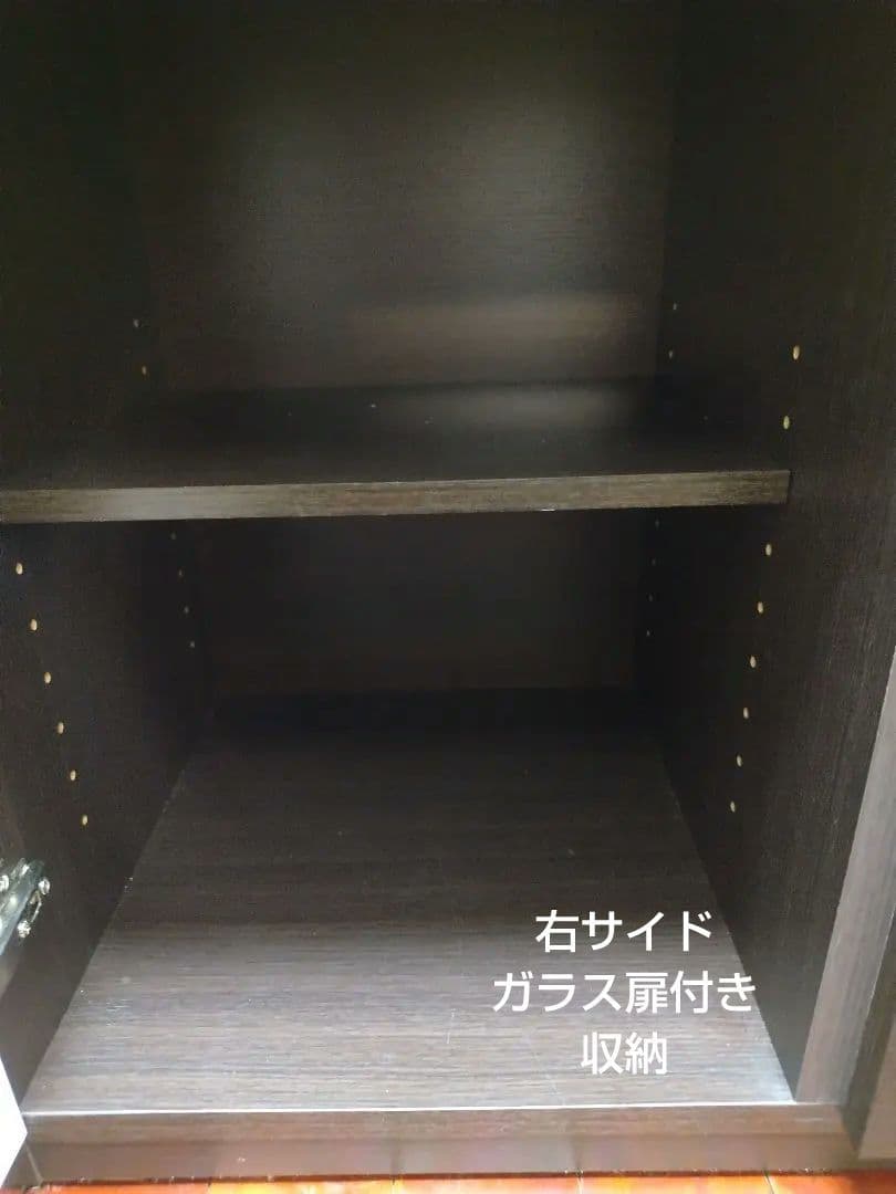 ✿ ニトリ レンジボード 食器棚 コパン 80MRB DBR 美品 送料込み