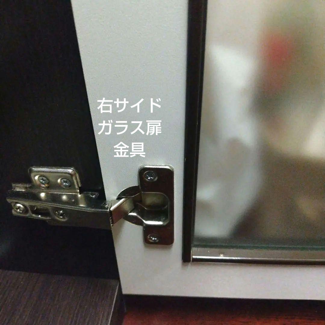 ✿ ニトリ レンジボード 食器棚 コパン 80MRB DBR 美品 送料込み