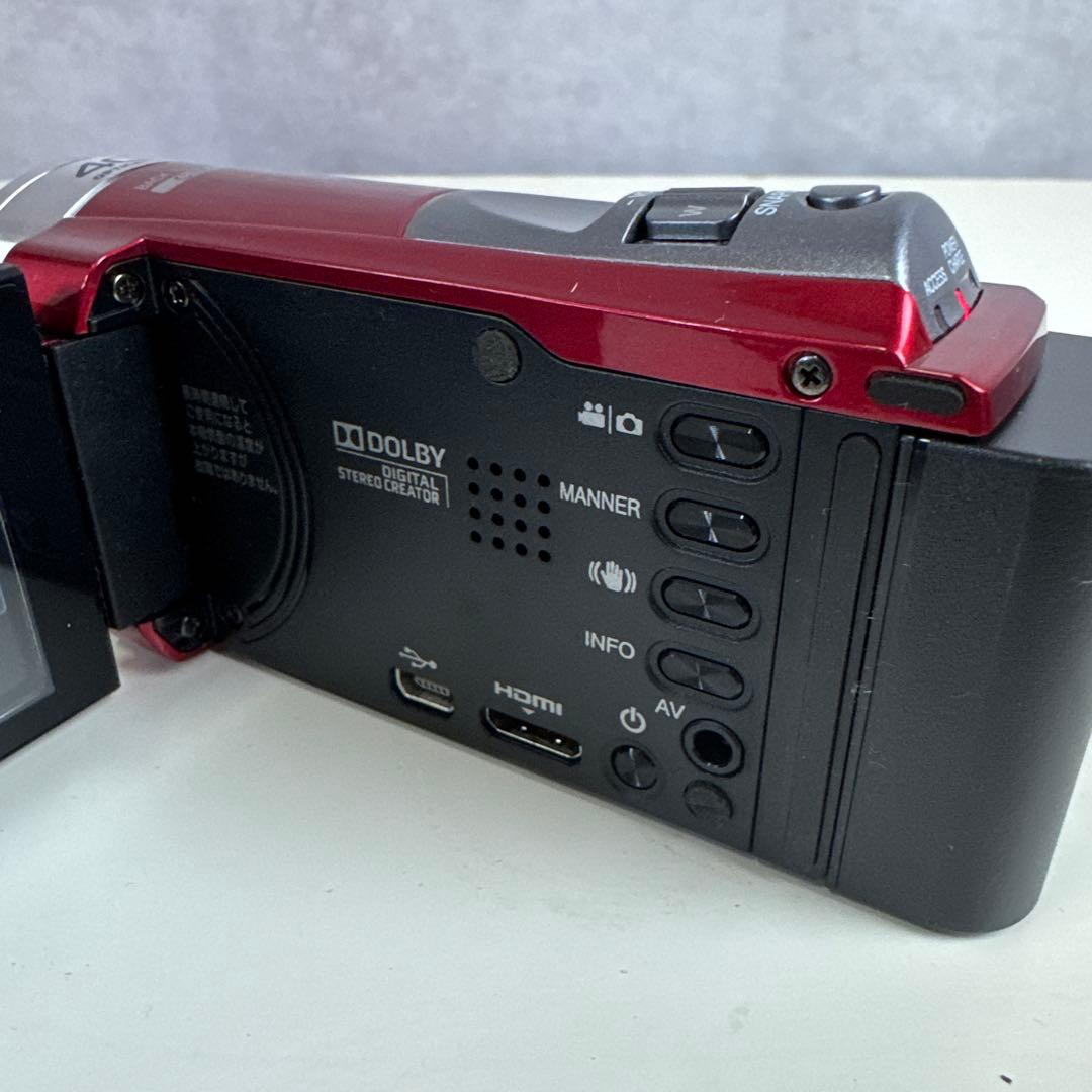 JVC Everio ビデオカメラGZ-E600-R レッド