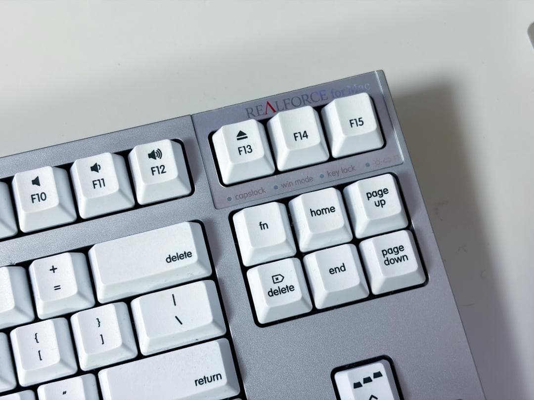 REALFORCE TKLfor Mac US配列 有線 テンキーレス