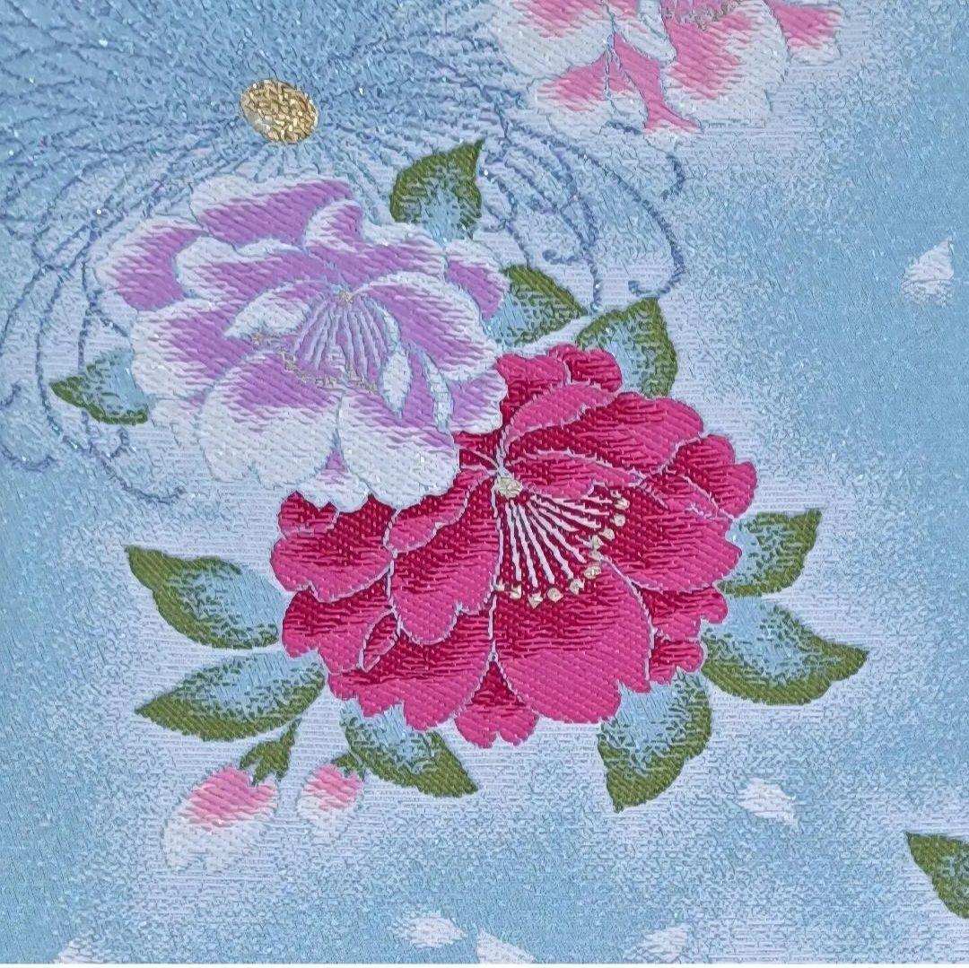 専用 長襦袢セット 正絹振袖 ブルーラメ入り金彩辻ヶ花 成人式 に最適