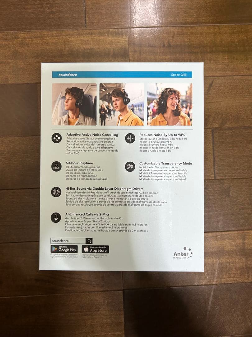 anker Soundcore Space Q45 ヘッドホン　説明書付