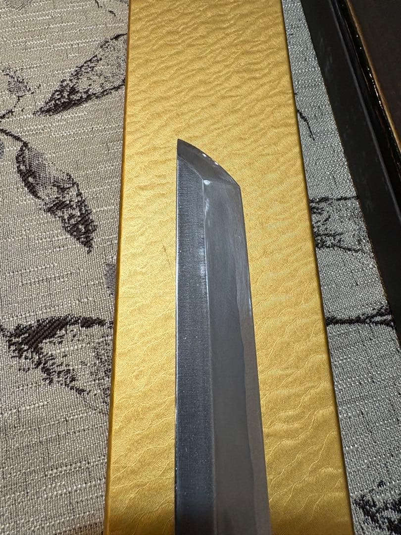 有次 刺身包丁 先丸 白ニ鋼 特製　尺. 刃渡り32cm 日本製