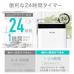 【美品】ライシン 除湿器 コンプレッサー式 衣類乾燥 静穏 2025年製