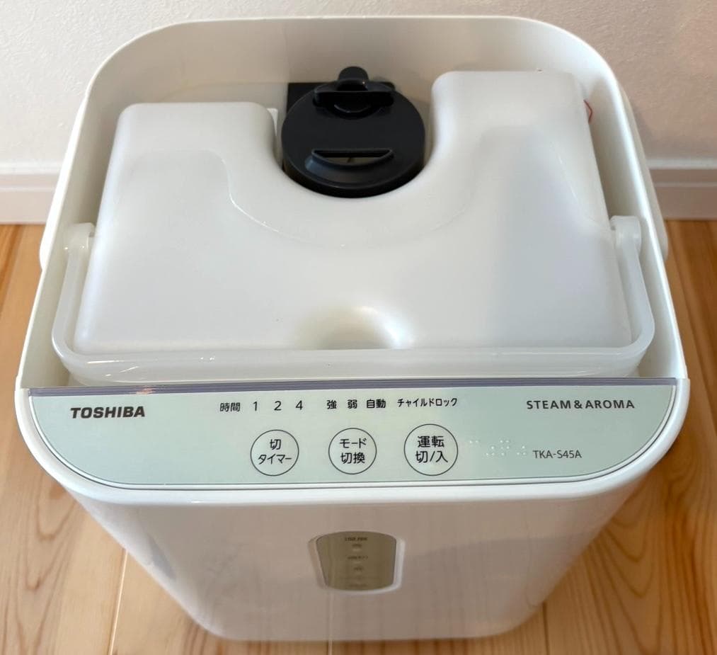 東芝 スチームファン式加湿器 グランホワイト TKA-S45A (W)