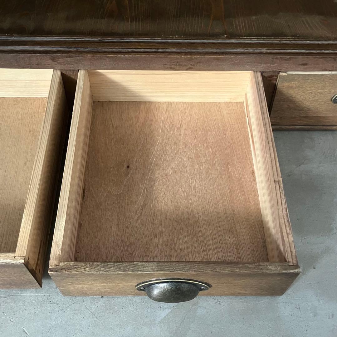 レトロ　ヴィンテージ　アンティーク　古家具　古民家　古道具　食器棚　シェルフ