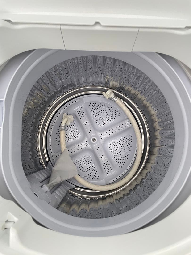 861 シャープ 穴なし槽 7kg洗濯機 コンパクトデザイン 黒カビ抑制 清潔