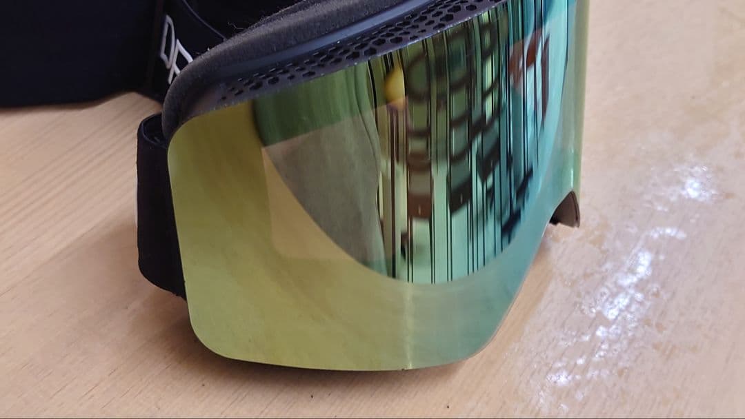 ☆DRAGON ミラーグリーングレー　フレームレス ゴーグル　メンズ＆レディース