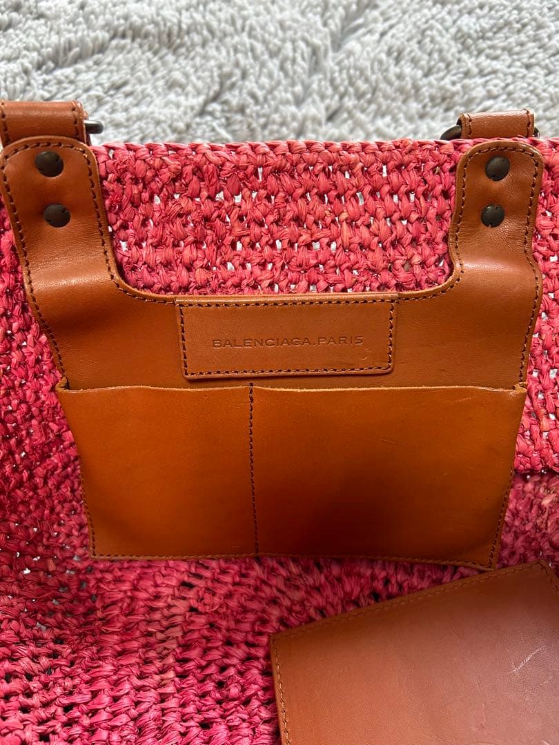バレンシアガ カゴバッグ ピンク