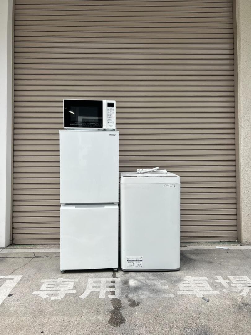 A723♠️高年式家電セット【冷蔵庫・電子レンジ】大阪 K&Sリサイクル
