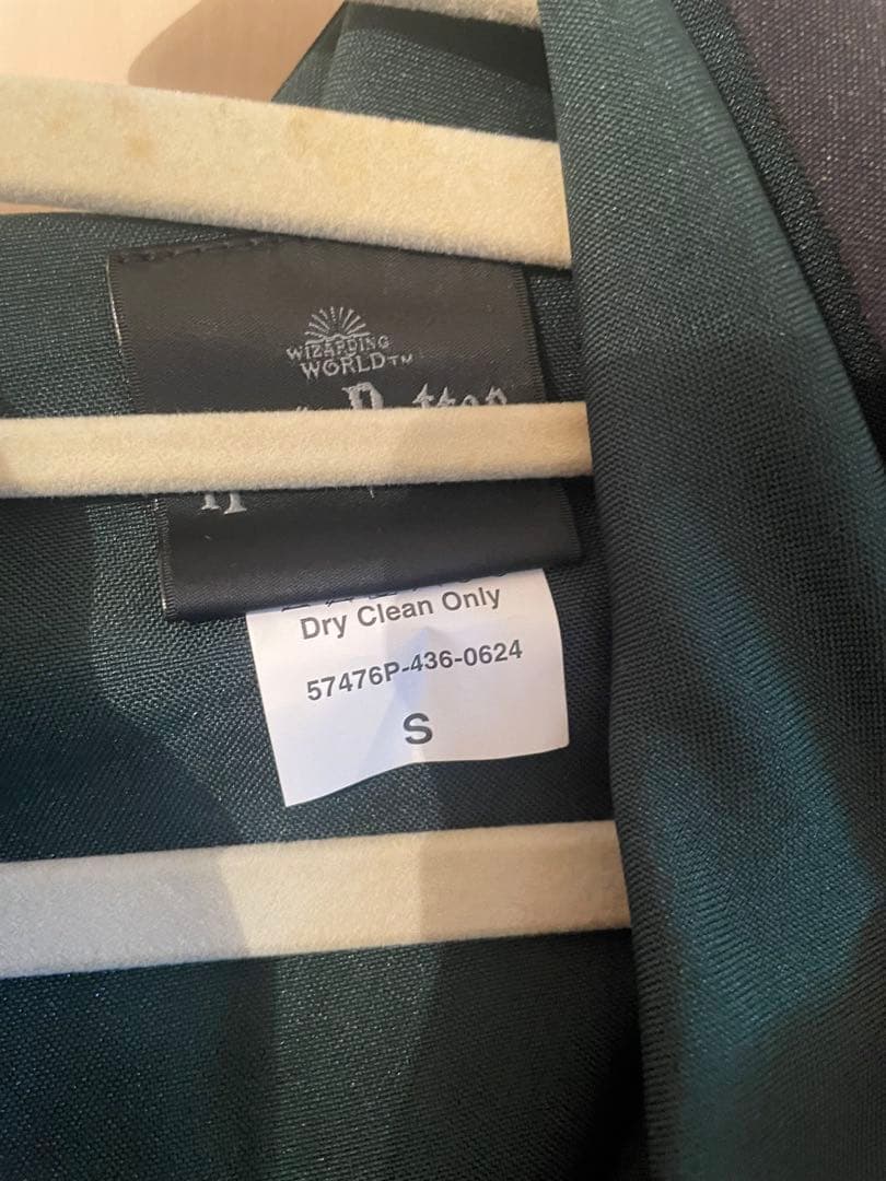 【正規品】ハリーポッタースタジオツアーローブ スリザリン　Sサイズ