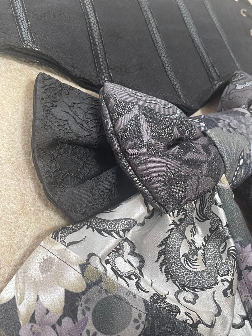 新品　キューティーフラッシュ　コルセット　花魁帯　ブラック