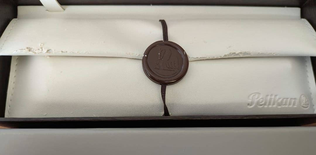 ペリカン 新品未使用　2013年茶縞トータスシェルブラウンM800万年筆B