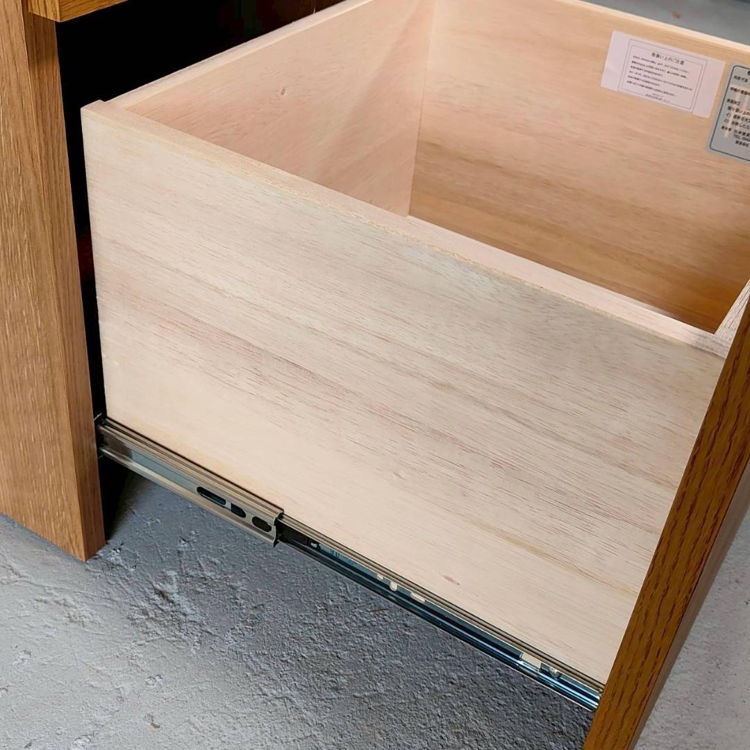 良品　UNICO ADDAY デスクチェスト オープン W450