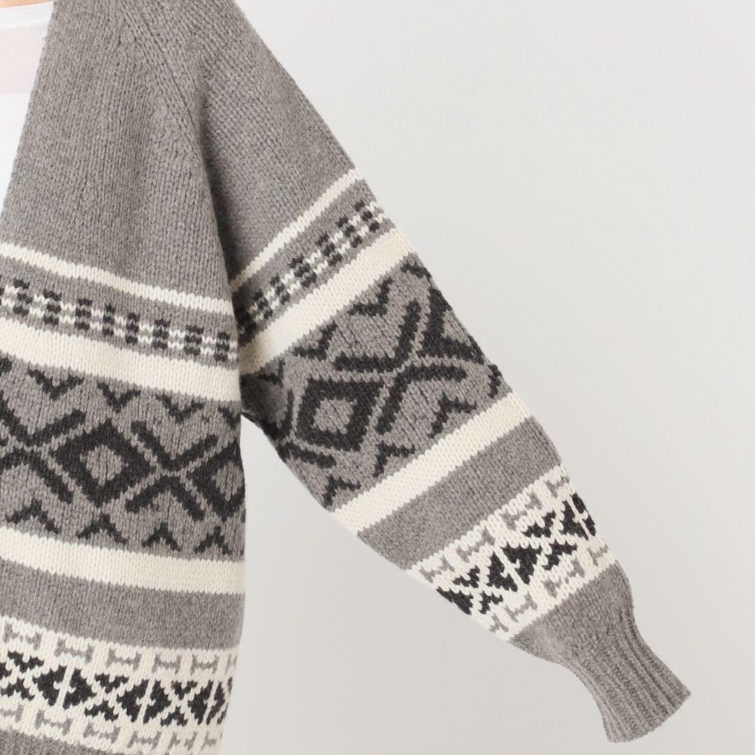 《超美品》FRAMeWORK Spick &Span ジャガードカーディガン