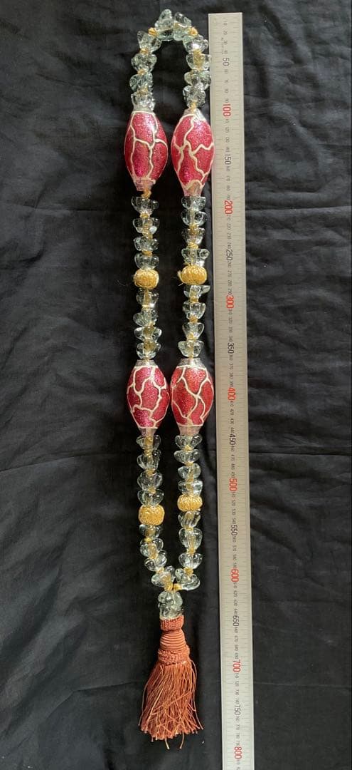 ヴィンテージ！シリア「ガラスサンキャッチャー」大きな首飾