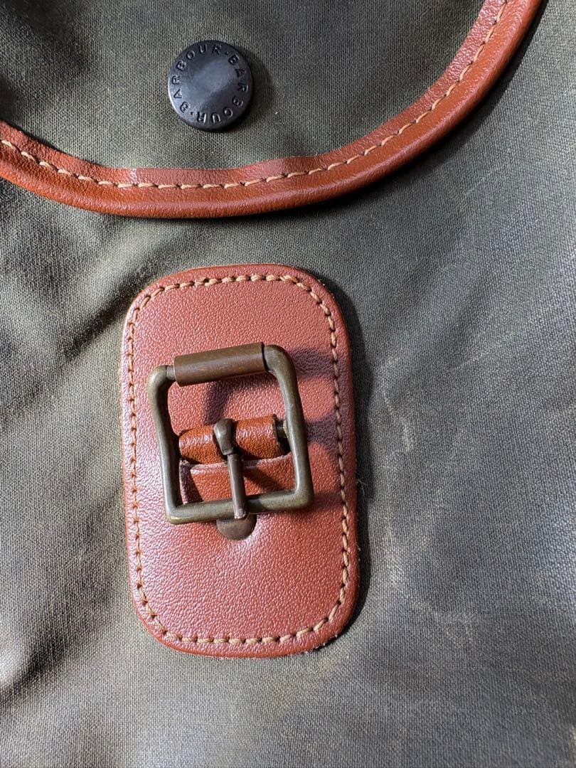 baraour バブアー ショルダーバッグオイルド 釣り メッセンジャーバック